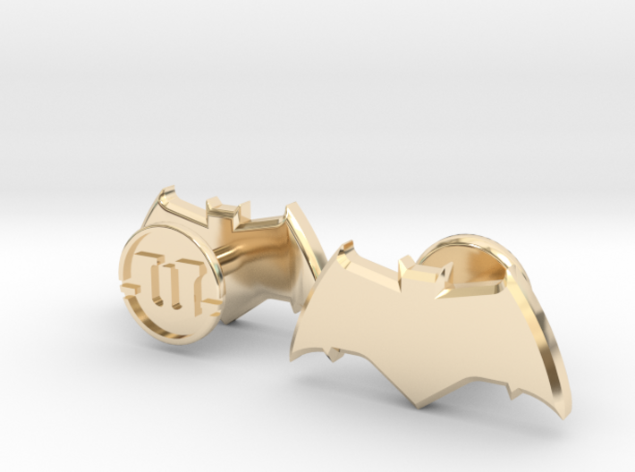 Batman cufflinks - v2 3d printed