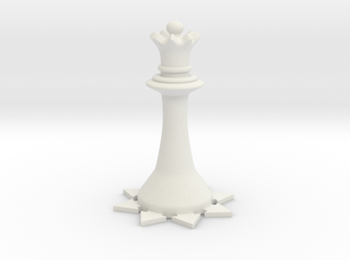 Instructional Chess Set - Queen 3d printed