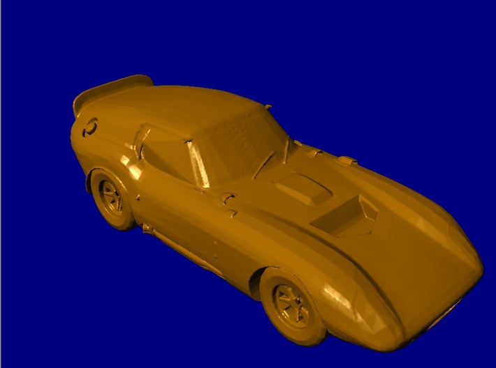 Shelby Daytona Cobra Coupe Z-Scale 3d printed 