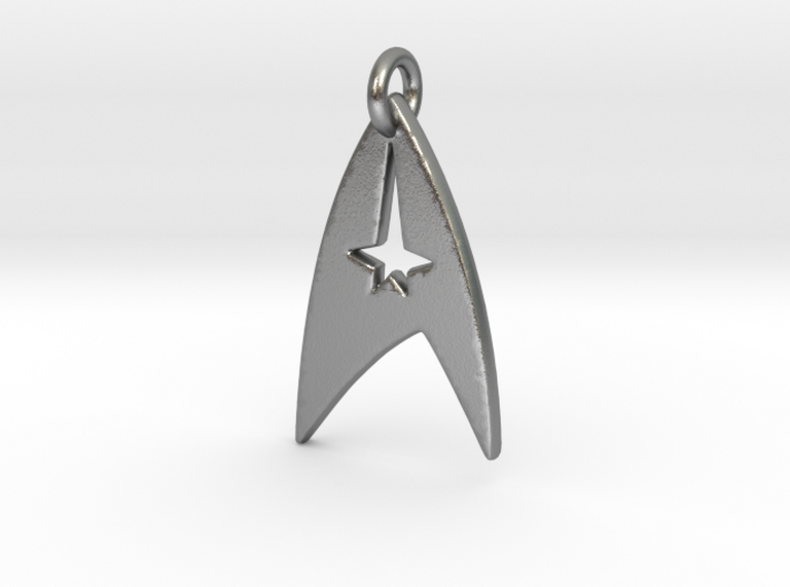 Star Trek - Starfleet Command (Pendant) 3d printed