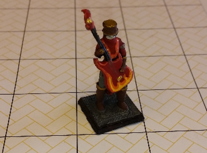 Bard_of_Rock 3d printed Printed and painted
