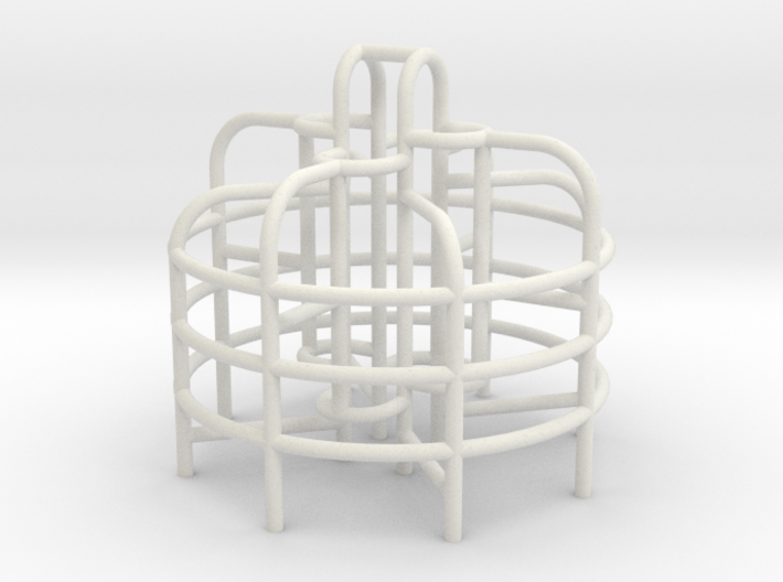 Playground Monkey Bars - HO 87:1 Scale 3d printed