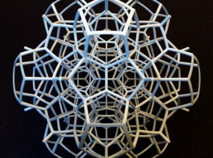 Half of a 120-cell (Large) 3d printed 2 fold symmetry axis.