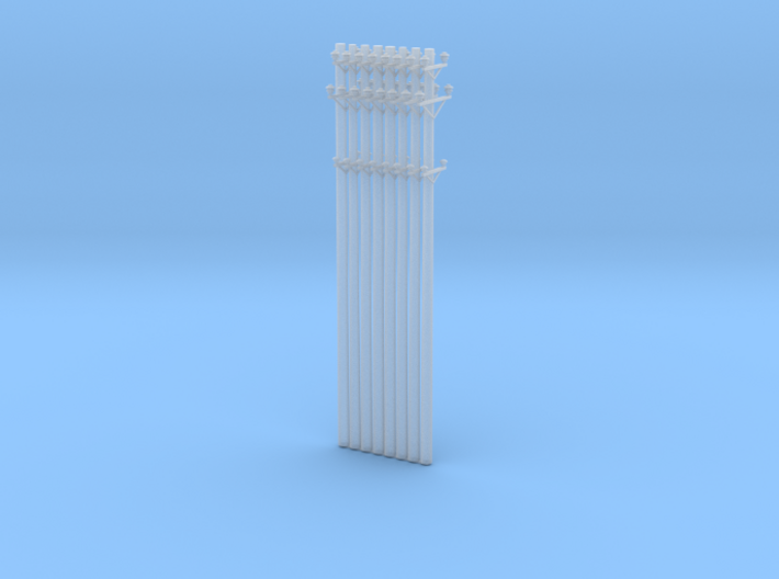 Great Northern Catenary Poles - 8 pack 3d printed