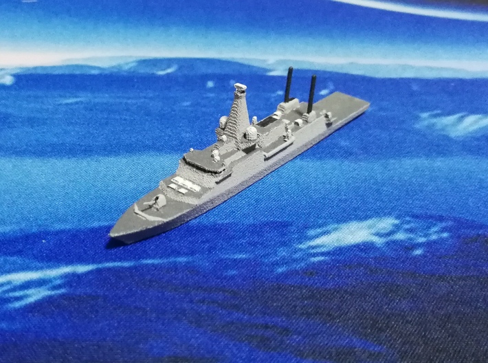 Type 26 frigate (2017 Proposal), 1/1800 3d printed Painted Sample