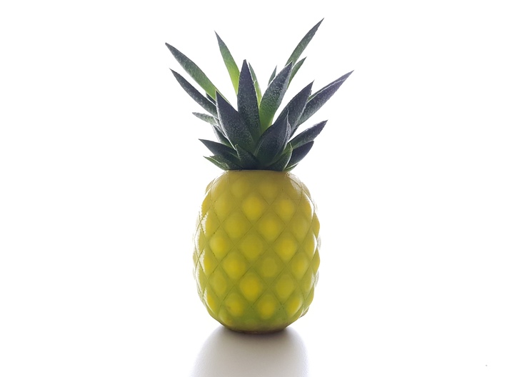 Pineaple 3d printed real photo