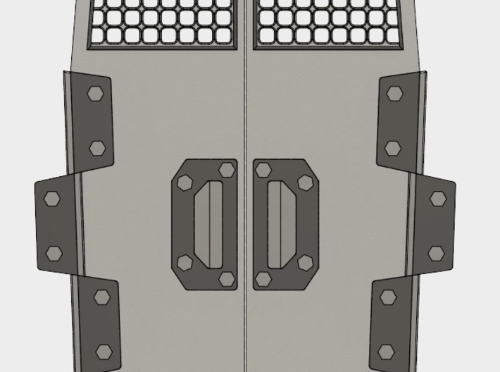 Back door on the TRX-4 Tactical unite v7 3d printed 