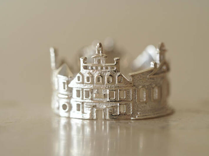 Williamsburg Ring - Architect Jewelry 3d printed 
