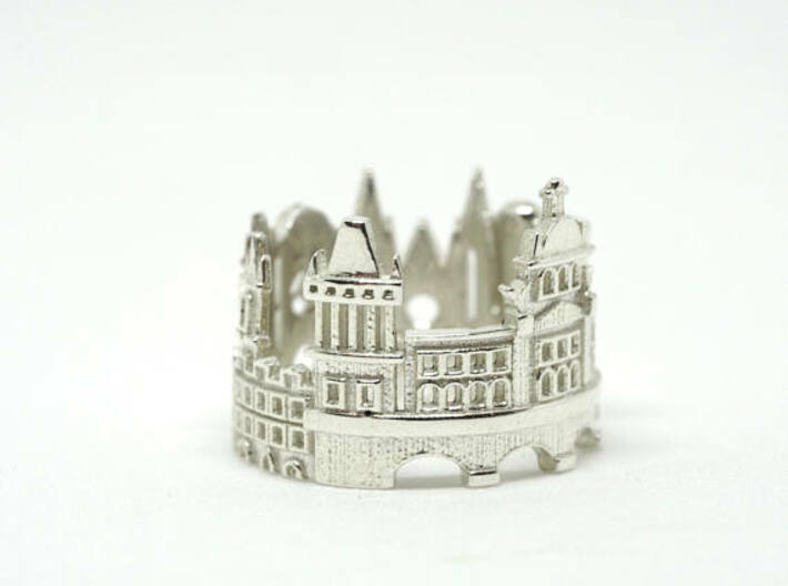 Prague Ring - Love Ring - Promise Ring 3d printed 