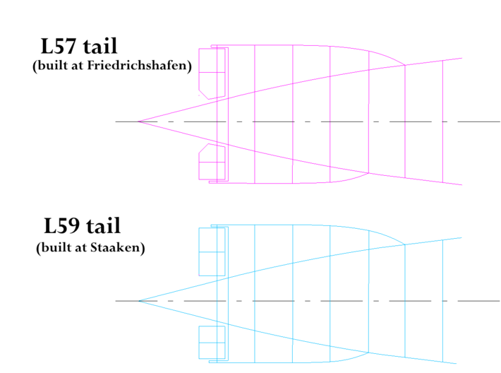 Zeppelin L59 - the "Africa" 'Ship 3d printed L57 vs L59