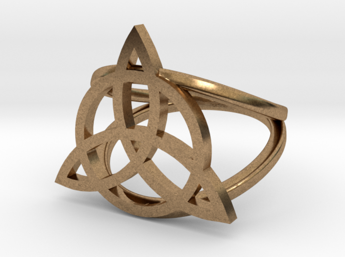Triquetra ring 3d printed