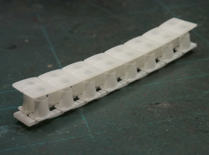 16 Buffers for CIE Container Wagons 3d printed 