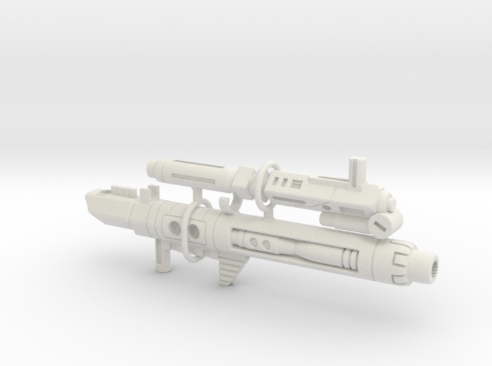 Terror Combiner's Blaster Set 3d printed