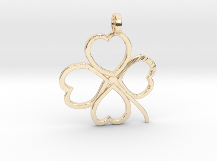 Four-leaf clover 3d printed