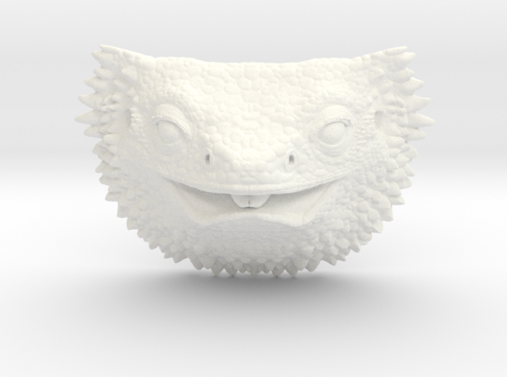 Bearded Dragon Bust | Blank for DIY Painting 3d printed 