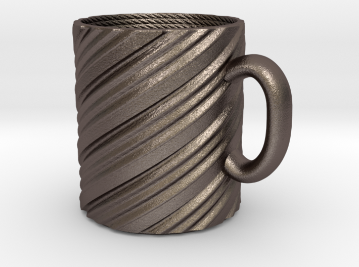 Twisty mug 3d printed