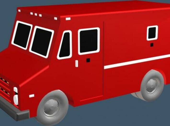 Armored Car - Z scale 3d printed Color Render