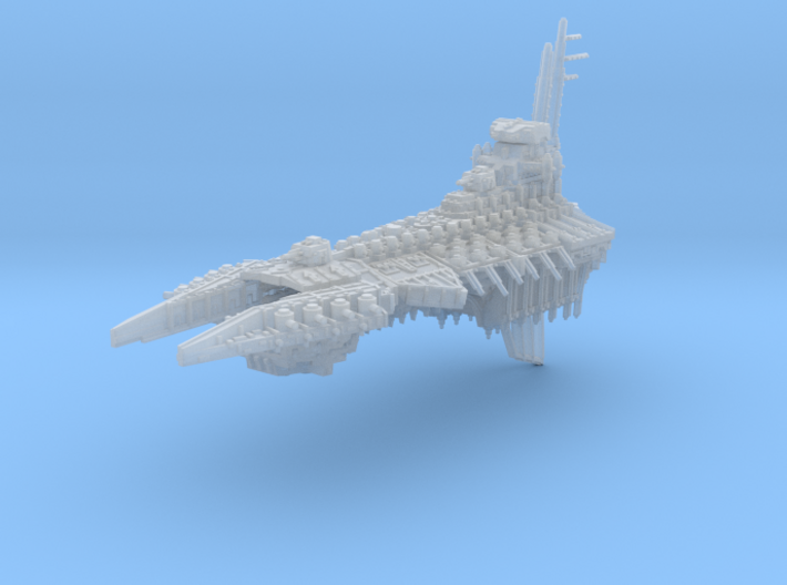 Avenging Spirit Battleship 3d printed