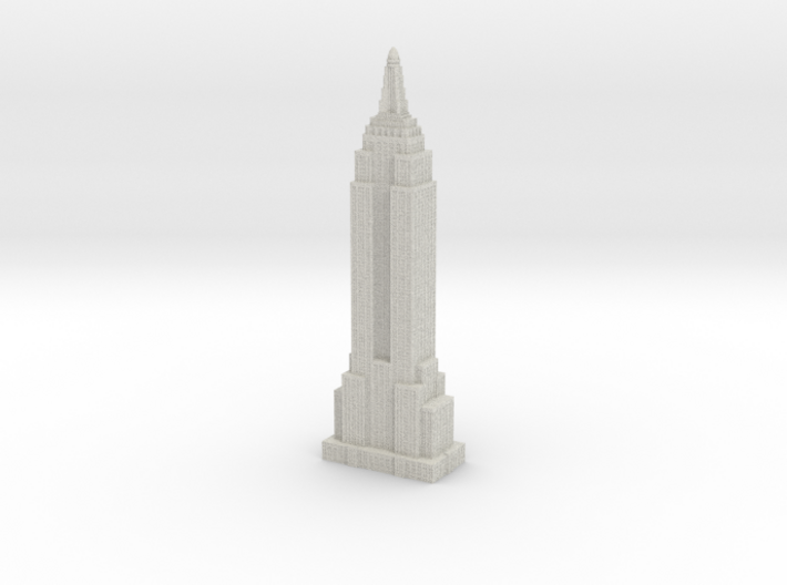 Empire State Building - White w white windows 3d printed