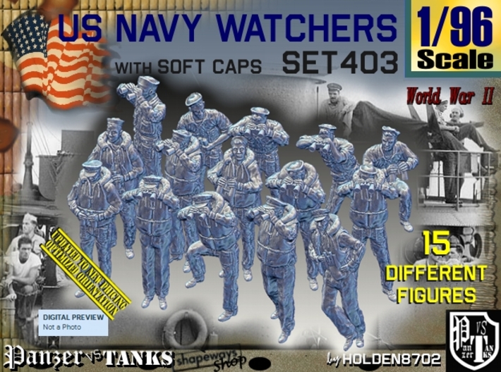 1/96 USN Watchers Set403 3d printed