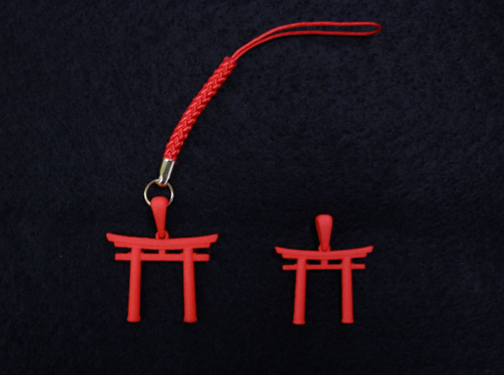 shinto torii amulet 3d printed 