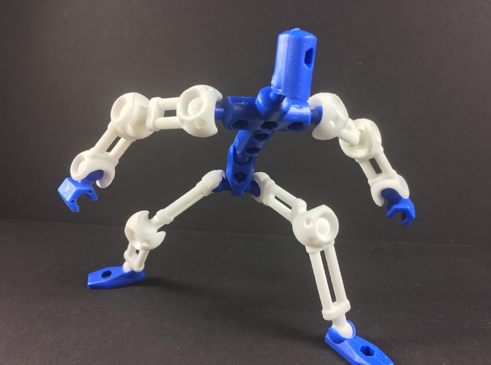 Mechanoid Zero Arm & Leg Frame 3d printed Mechanoid Zero Arm & Leg Frame