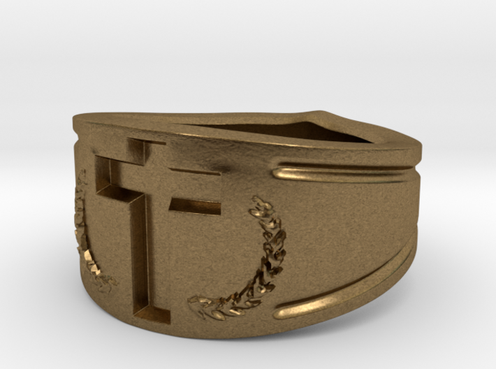 Crusader's Ring 3d printed