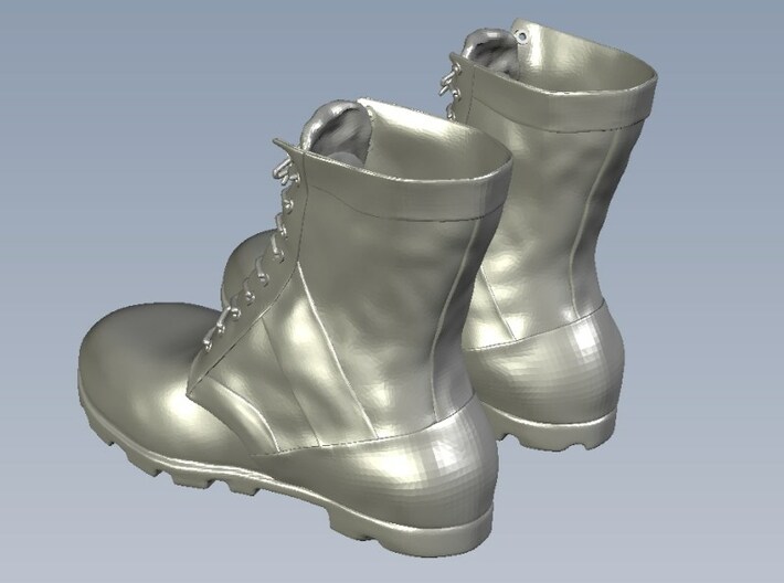 1/24 scale military boots A x 6 pairs 3d printed 