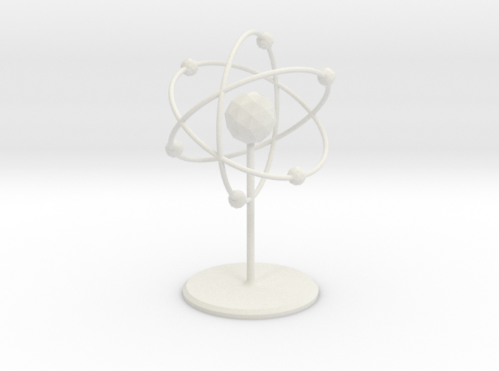 Atom Model 3d printed 