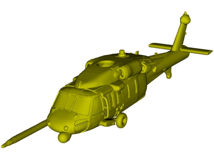 1/100 scale Sikorsky HH-60G Pave Hawk stick model 3d printed