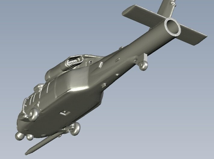 1/100 scale Sikorsky HH-60G Pave Hawk stick model 3d printed 