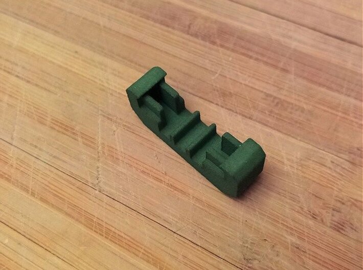 1 Slot Picatinny Wire Clip Rail Cover (10-Pack) 3d printed 