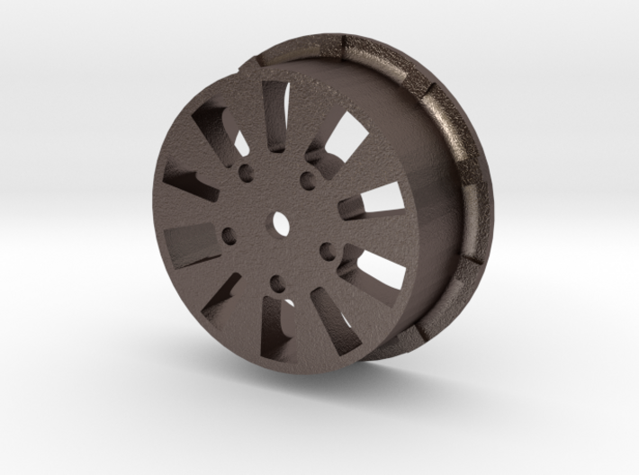 sawtooth beatlock wheels 2.0, part 2/3 rear 3d printed