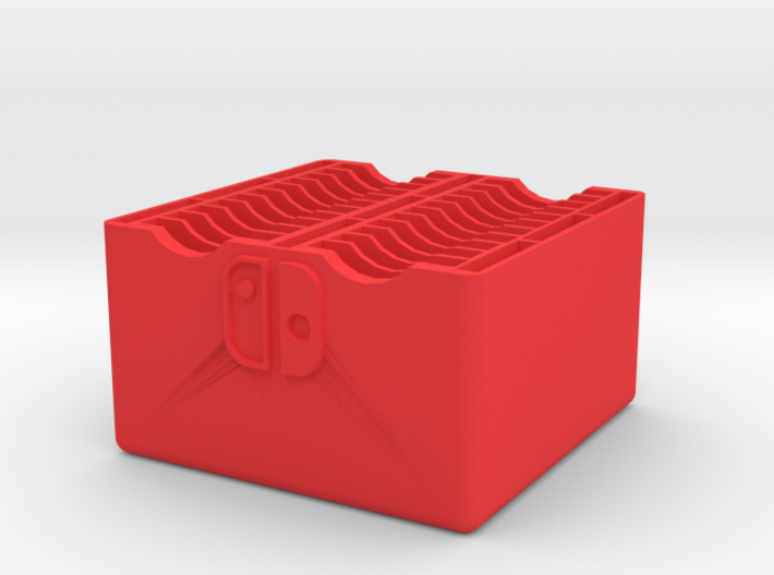 22-Game Nintendo Switch Cartridge Case Without Lid 3d printed