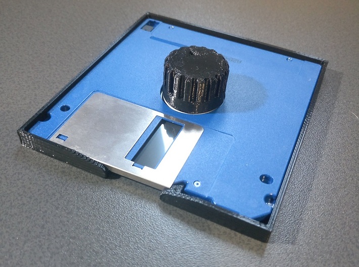 3.5" Floppy Disk Cleaner 3d printed 