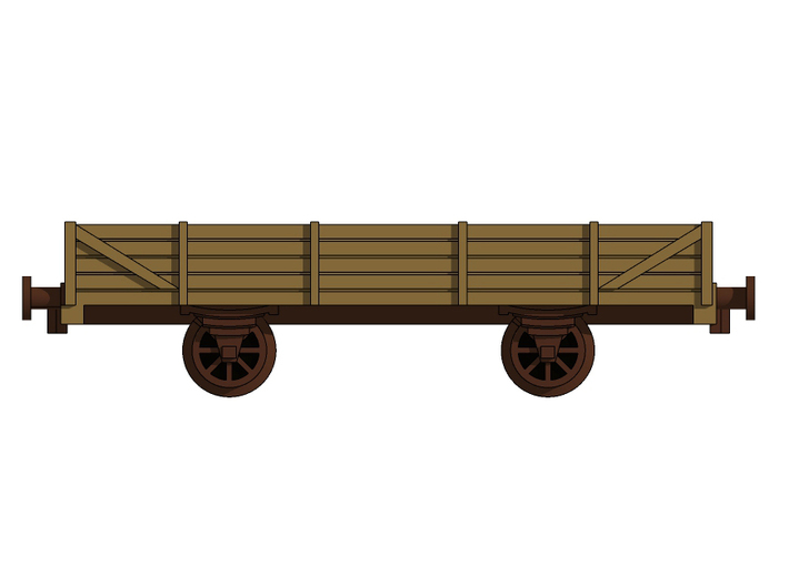 Railroad_wagons_1/350 3d printed 