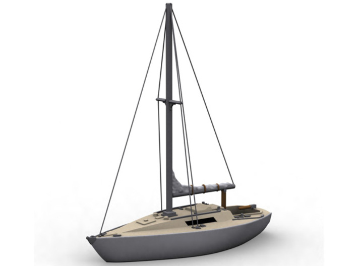 Nbat30 - Leisure sailboat 3d printed 