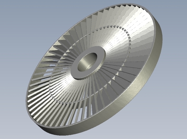 Ø19mm jet engine turbine fan A x 1 3d printed 