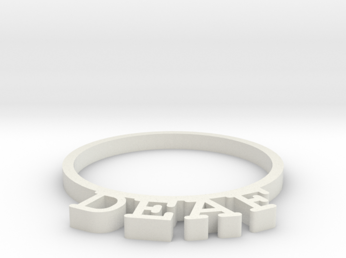D&amp;D Condition Ring, Deaf 3d printed