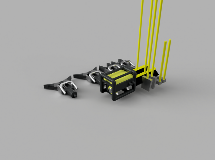 Rescue Equipment Set 1-87 HO Scale 3d printed 