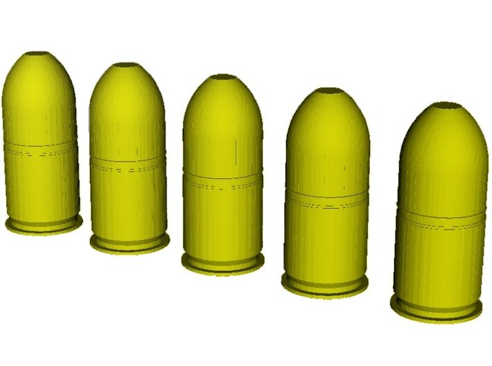 1/10 scale M-781 40x46mm grenades x 5 3d printed