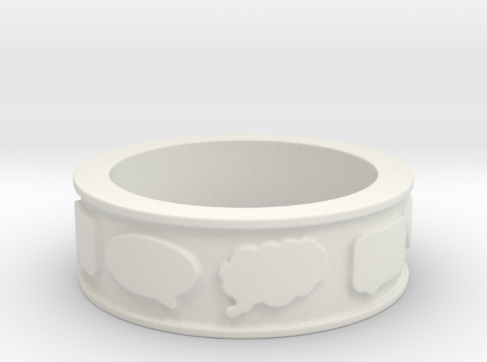 Chat Ring 3d printed