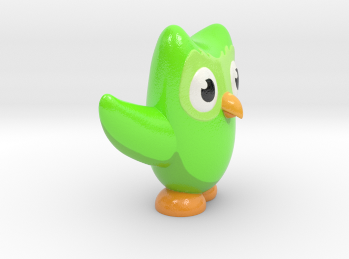 Duolingo Owl Figure 3d printed