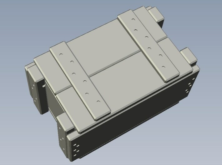 1/10 scale ammunition & grenade MilSpec crates x 3 3d printed 
