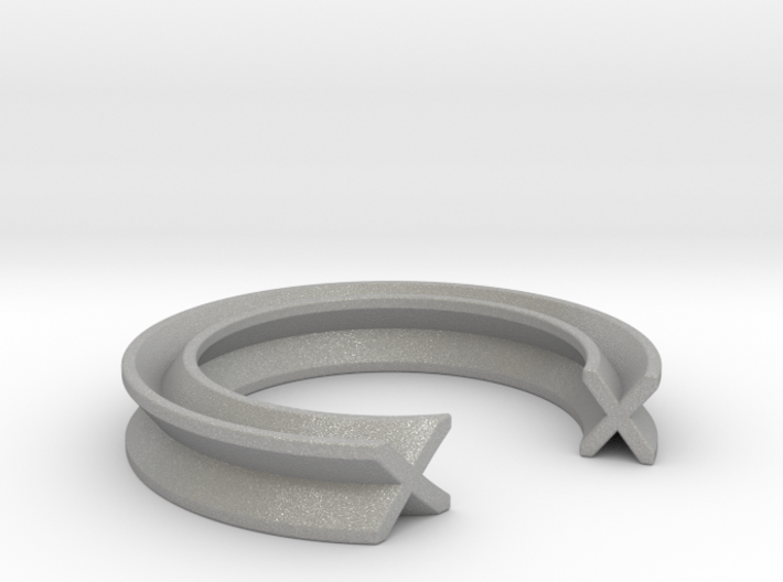 &quot;X&quot; ring - (Awarded - First prize) - Unisex 3d printed