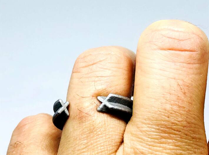 "X" ring - (Awarded - First prize) - Unisex 3d printed 