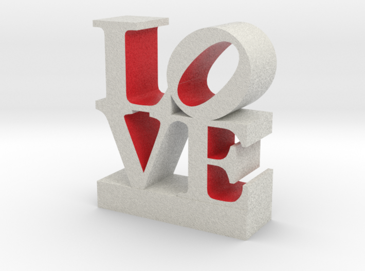 Love-RedWhite033018-shell 0.5 3d printed