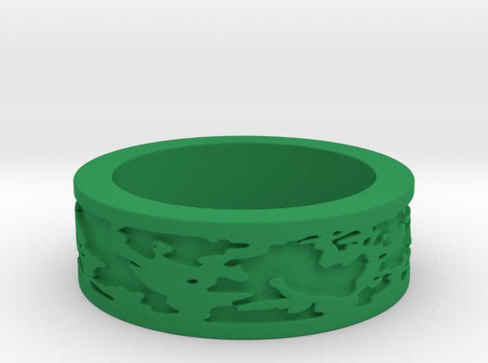 Camo Ring Size 7 3d printed