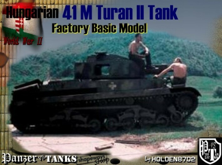 1-115 Hungarian 41M Turan II Basic 3d printed 