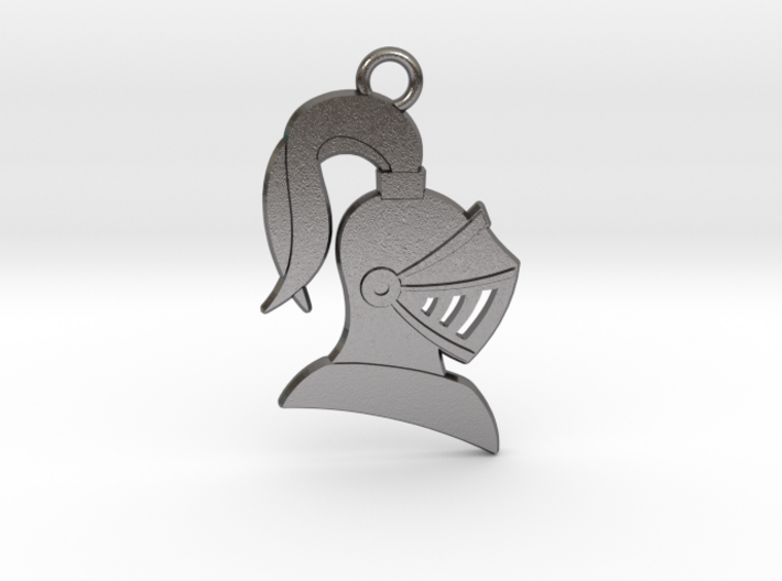 Knight Helmet Pendant/Keychain 3d printed